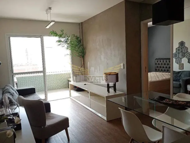 Apartamento Mobiliado com 1 Dormitório à Venda, 57m² Campestre, Santo André/SP.