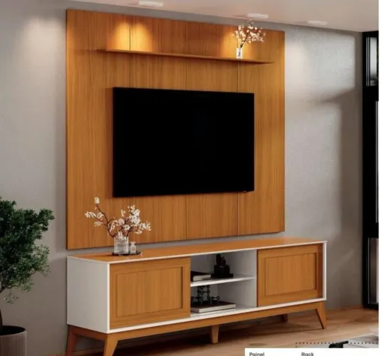 Rack + Painel Grécia TV-65! Pronta Entrega!