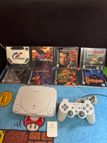 PlayStation One Desb + Jogos