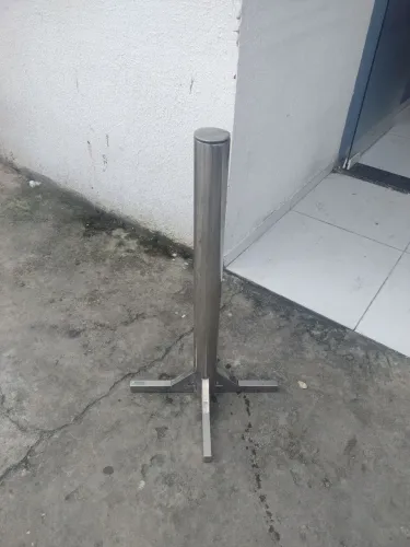 Base de inox pra mesa de vidro 