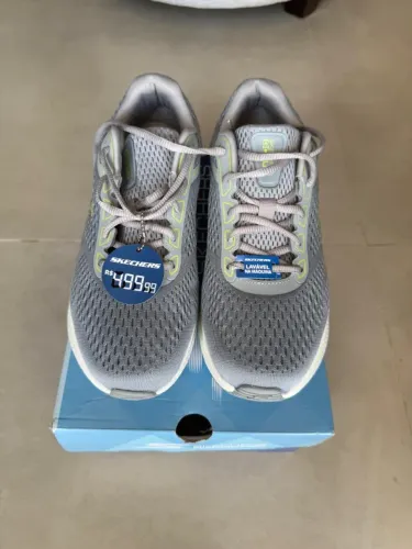 Tenis NOVO Skechers GO RUN CONSISTENT 2  CINZA  comprado em 21/02/2026