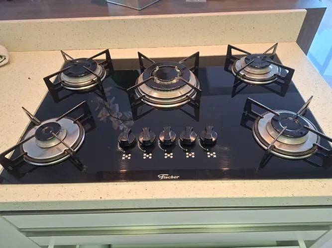 Fogão Cooktop 5 bocas Fischer