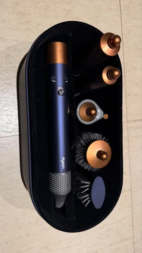 DYSON AIRWRAP COMPLETE LONG AZUL/COBRE 220V - USADO DUAS VEZES, ESTADO DE NOVO