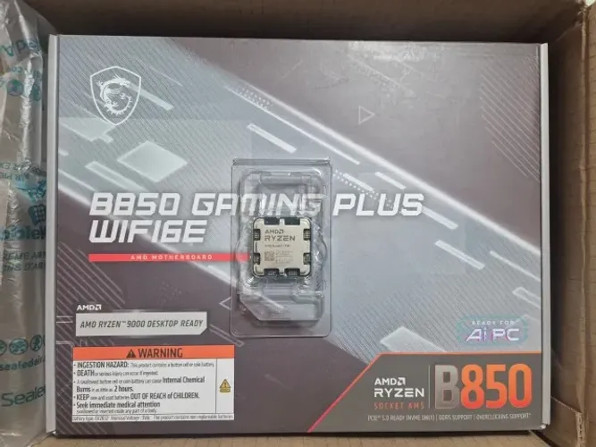 Combo AM5 Ryzen 7 7700 (8c/16t) + B850 Gaming Plus WiFi 6E (DDR5 / PCIe 5.0)