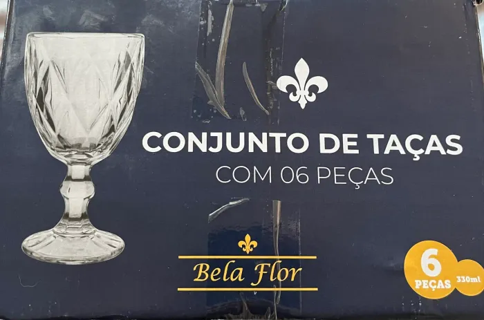 Jogo de taças Bela Flor