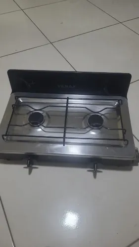 Fogão a gás de mesa 2 bocas, buscar no local de venda