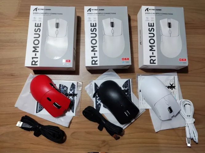 Mouse Gamer Attack Shark R1 - Poucas Unidades