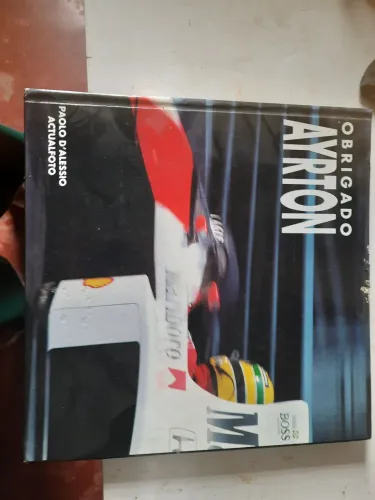 Livro obrigado Airton Senna