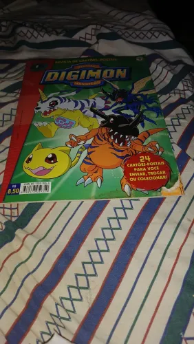 Vendo essa revista cartões postais digimon volume 2!