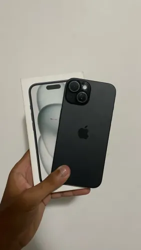 iPhone 15 128 GB caixa e nota