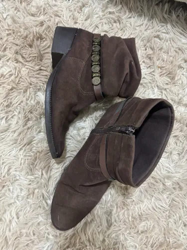 Bota cano curto 37 feminina