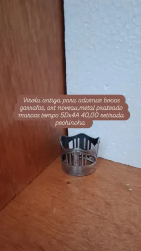 Virola antiga para garrafas 