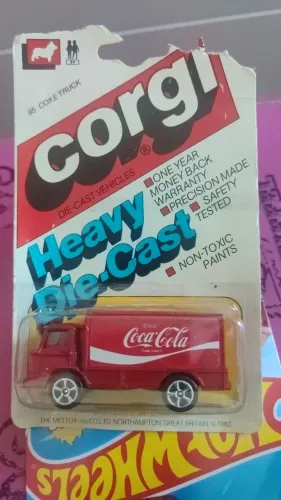 Miniatura Caminhão Coca-Cola 1982 Corgi Juniors #95 - Lacrado Raro
