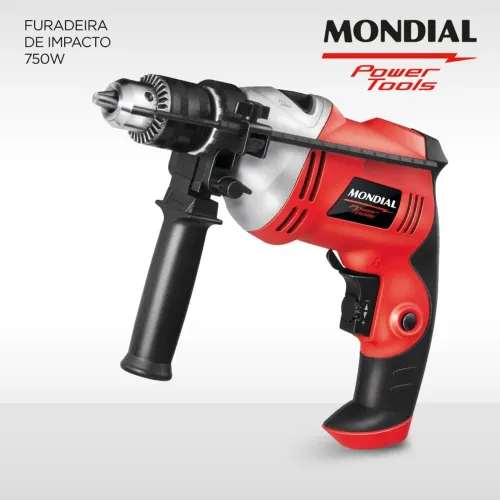 Furadeira de Impacto Mondial Power Tools FFI-05 220V 100% rolamentada e reversão