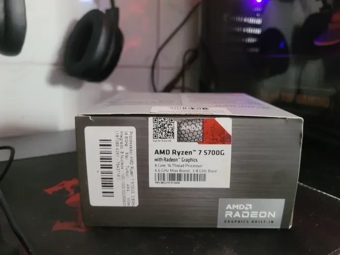 Ryzen 7 5700g na caixa