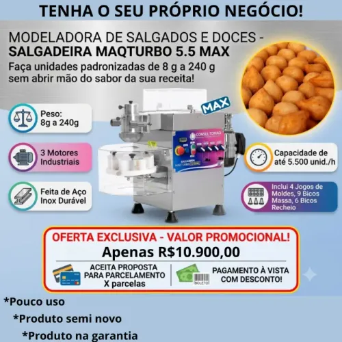 Modeladora de salgados