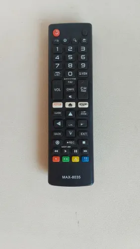 Controle Remoto Para Smart TV LG LCD LED Netflix Amazon  - MAX 8035