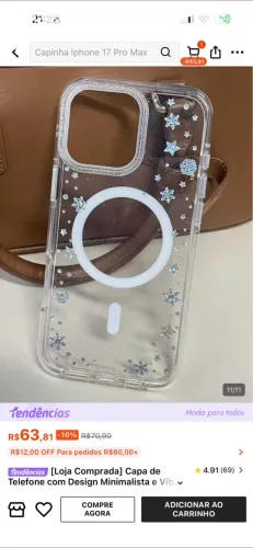 Capinha para IPhone 16 Pro