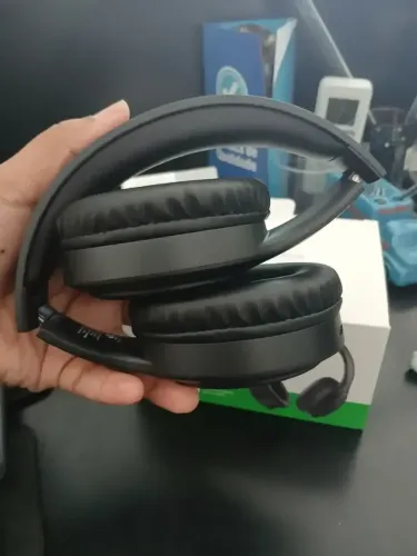 Fone De Ouvido Headphone Dapon H02D Bluetooth 5.1 Over-ear 22h Preto