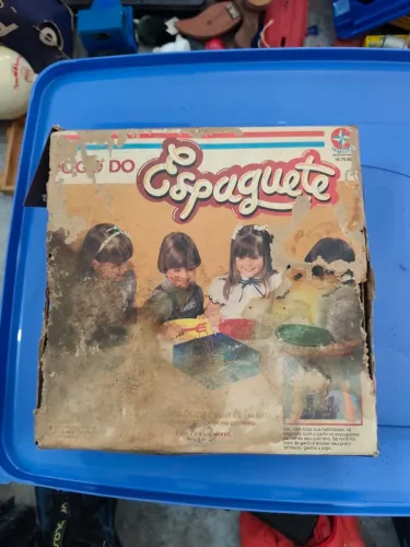 Brinquedo jogo espaguete estrela anos 80