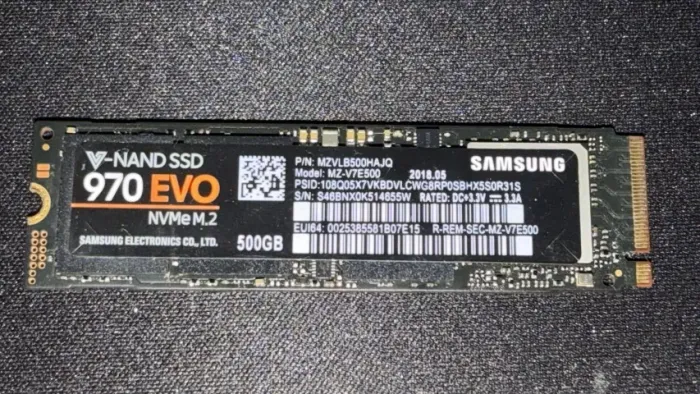 M.2 nvme samsung 970 evo