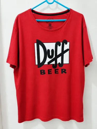 Camiseta Masculina Duff Beer Os Simpsons Vermelha Tam G C&A