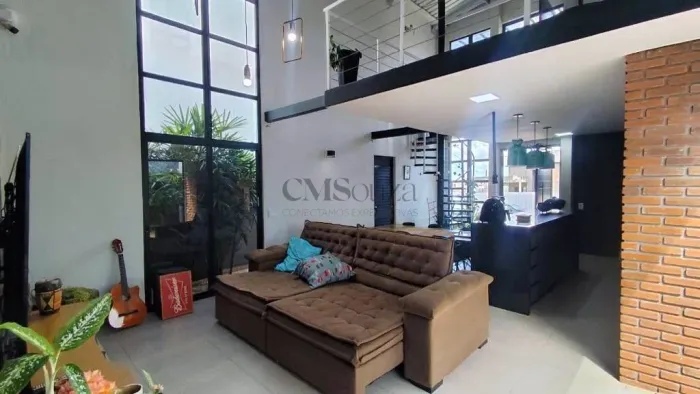 Casa para alugar no Condominio Morada das Flores, com 3 suítes, 4 vagsa, 167 m², Jd Ecovil