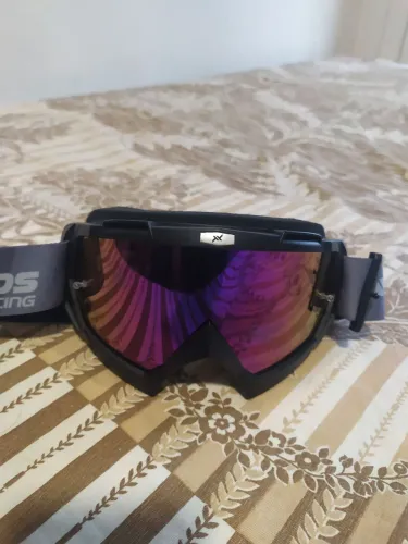 Óculos para motocross com UV xmattos racing
