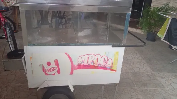 Carrinho de pipoca com Mini fogão