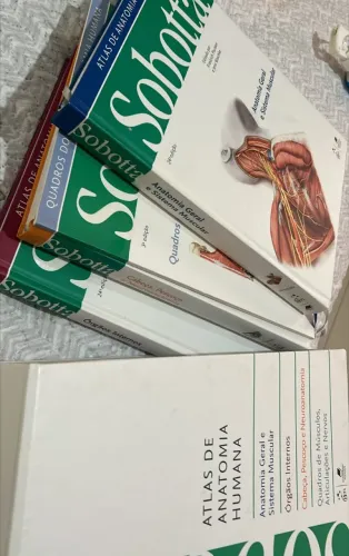 Atlas Sobotta de Anatomia Humana (24ª edição - 3 volumes + box original)