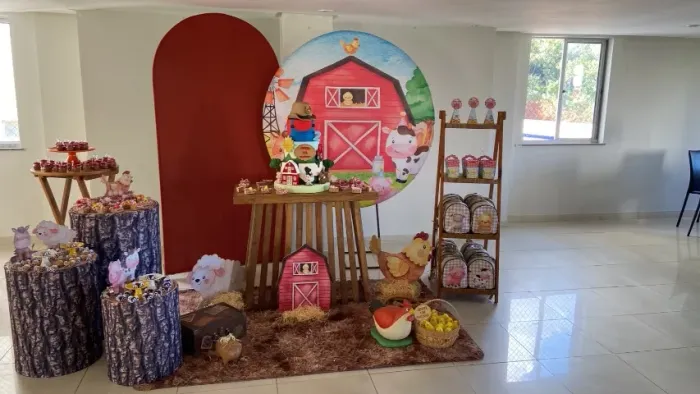 Painel Fazendinha para Festa Infantil + Decoração