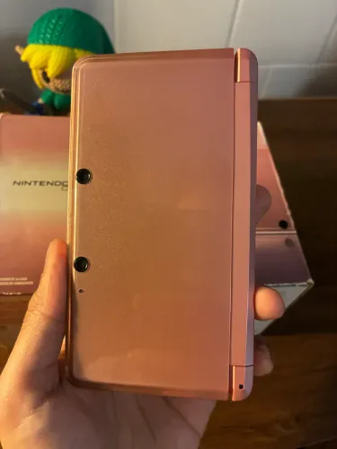 Nintendo 3DS Rosa na Caixa e Manuais - Como novo