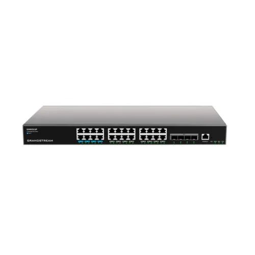 Switch GWN7813P 24 Portas POE Gigabit + 4 SFP+10G Gerenciável Layer 3