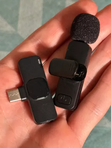 Microfone Sem Fio H'Maston (USB-C) - Ótimo Estado