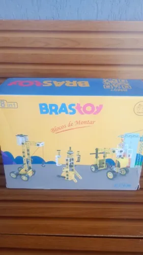 Brinquedo de montar educativo 100 peças 8 em 1