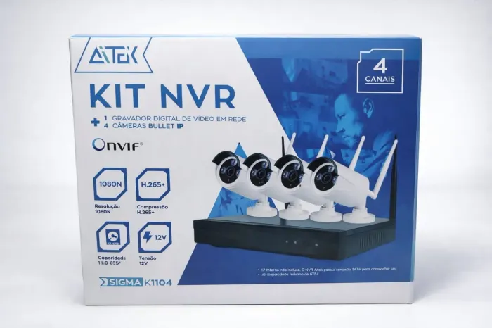 Kit NVR SIGMA K-1104-4 CÂMERA IP