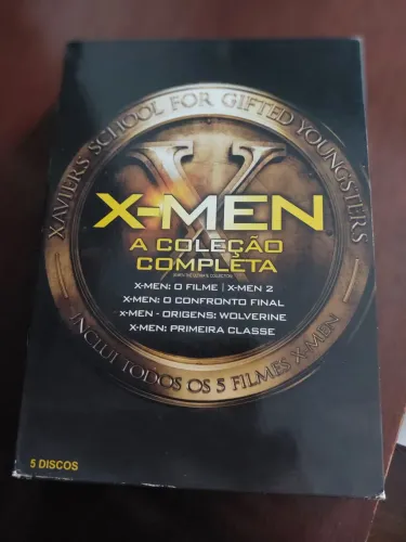 BOX DVD X MEN, 5 DVDS, COLEÇÃO COMPLETA