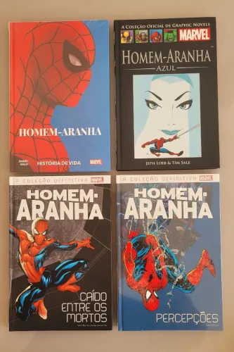 HQs Homem-aranha spiderman história de vida - azul - Percepções - caído entre mortos