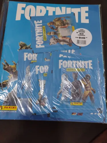 Álbum Fortnite Panini 2019 (1ª Edição) + 12 envelopes Lacrado Raro
