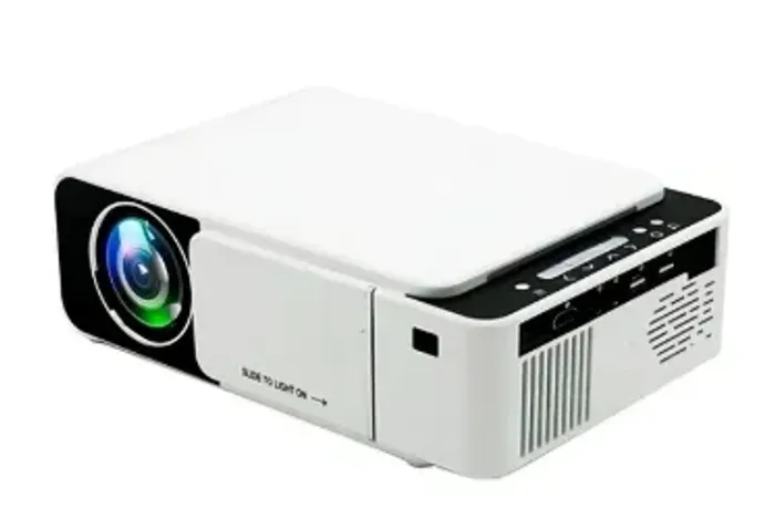 Projetor LED T5 Branco - Wi-Fi e Espelhamento de Celular
