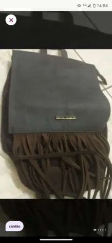 Mochila Cantão camurça e couro