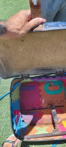 Baú de fibra 90L super resistente!