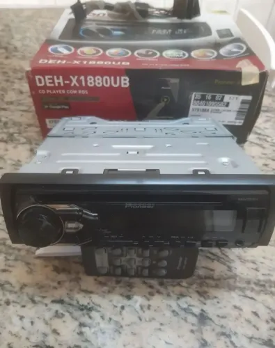 CD Pioneer automotivo DEH-X1880UB c/ rds Novo conforme fotos 