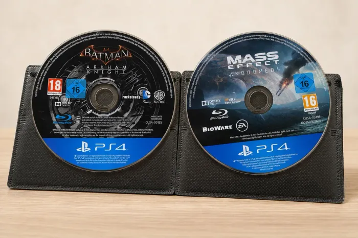 Kit Jogo Ps4 Mass Effect + Batman Arkham Knight