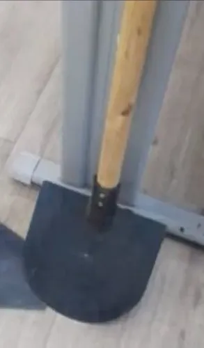 Pá com base de plastico