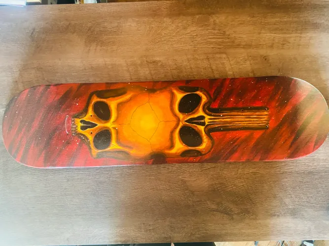 Pintura em Shape de skate