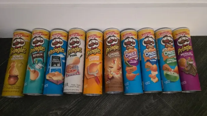 Doa-se Coleção de Latas de Pringles