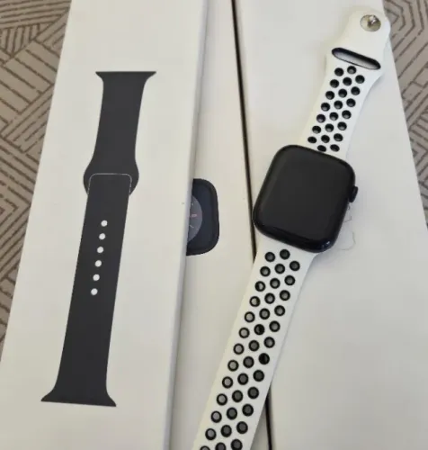 Apple Watch Série 8 45mm 32GB GPS, A prova D'água, Novíss, Caixa, Nota, Garantia