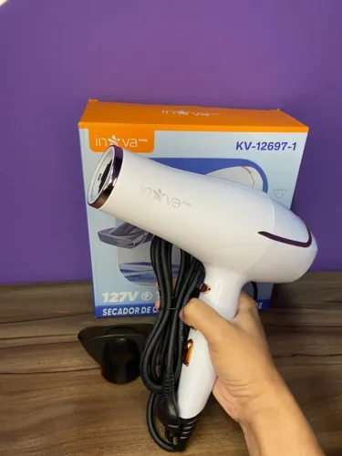 Secador de Cabelo 1500W 127V - KV-12695 iNova - branca an2