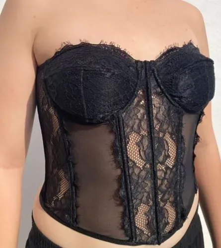 Top Corset Preto ? PP